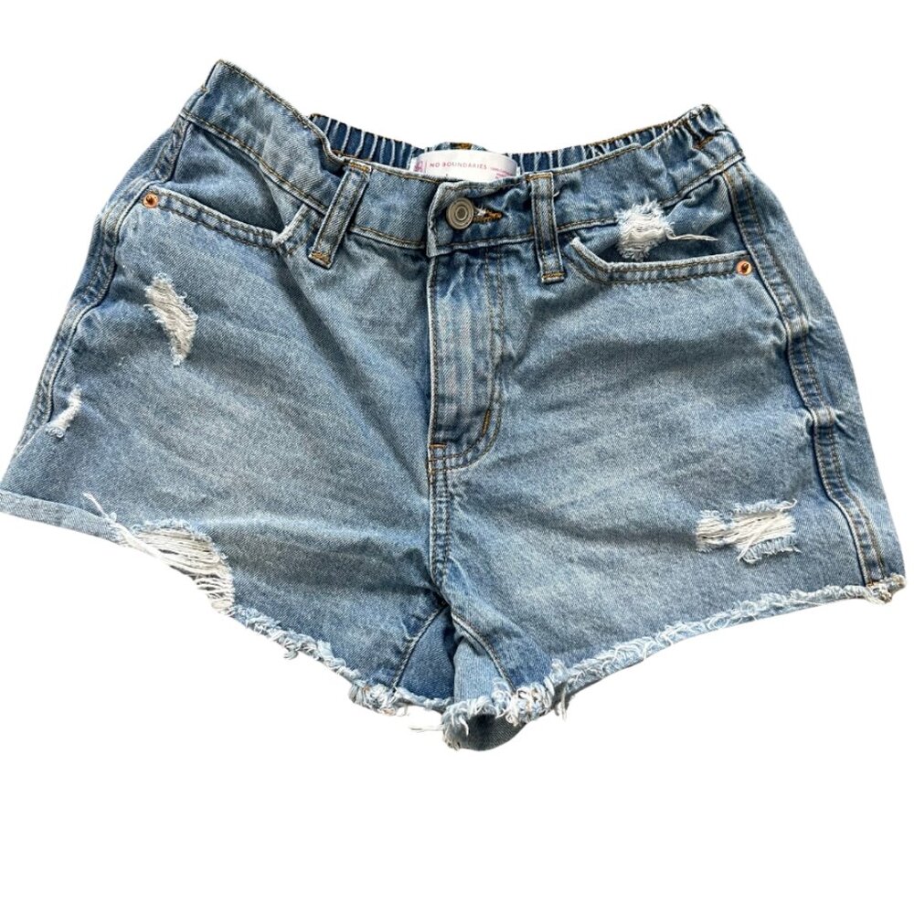 NO Boundaries Distressed Denim Shorts size 1